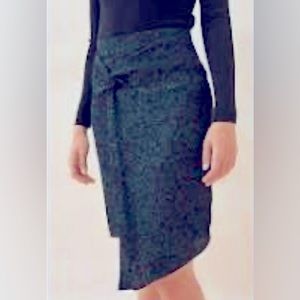 New BA&SH Jupe Marina Wrap Around Skirt, Size 8